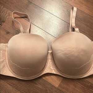 TORRID curve beige bra 50D